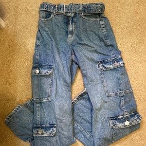 GARAGE street wide leg jeans